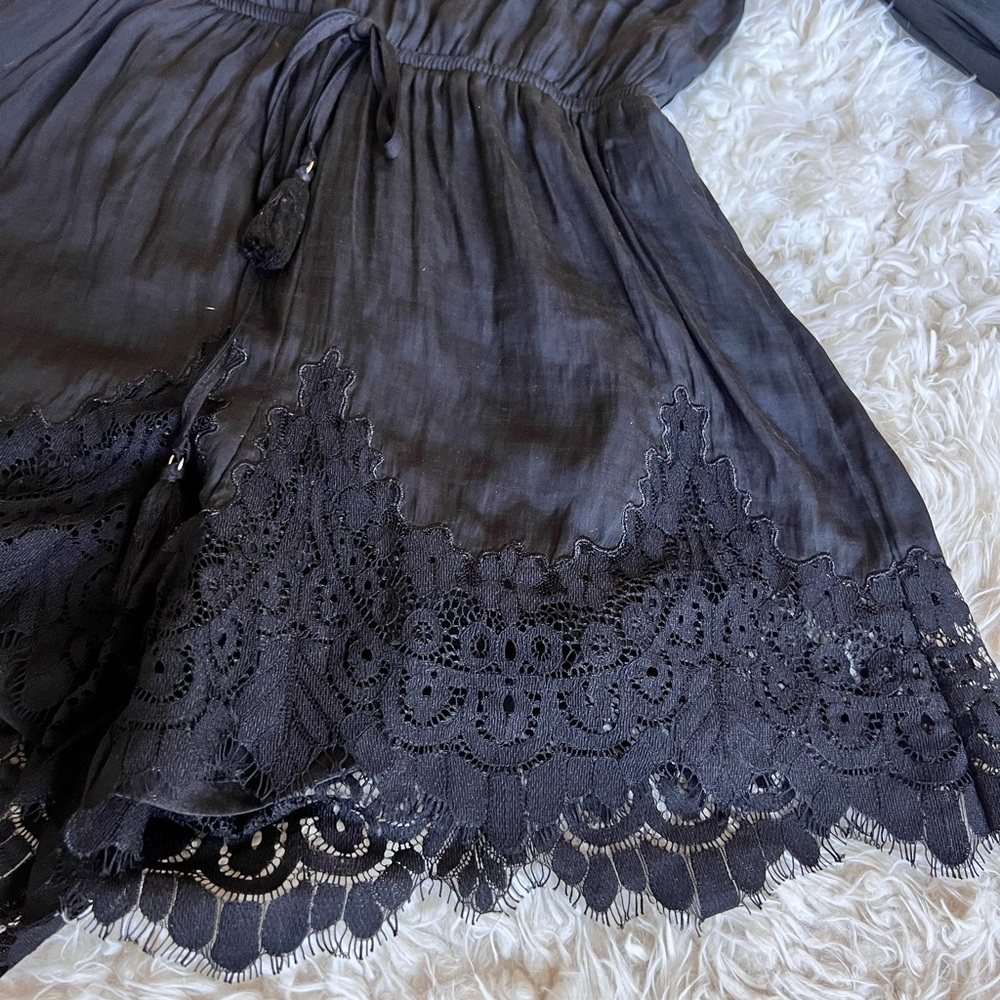 Kendall & Kylie Collection (PacSun) Black Romper with Lace Detail - Picture 7 of 7